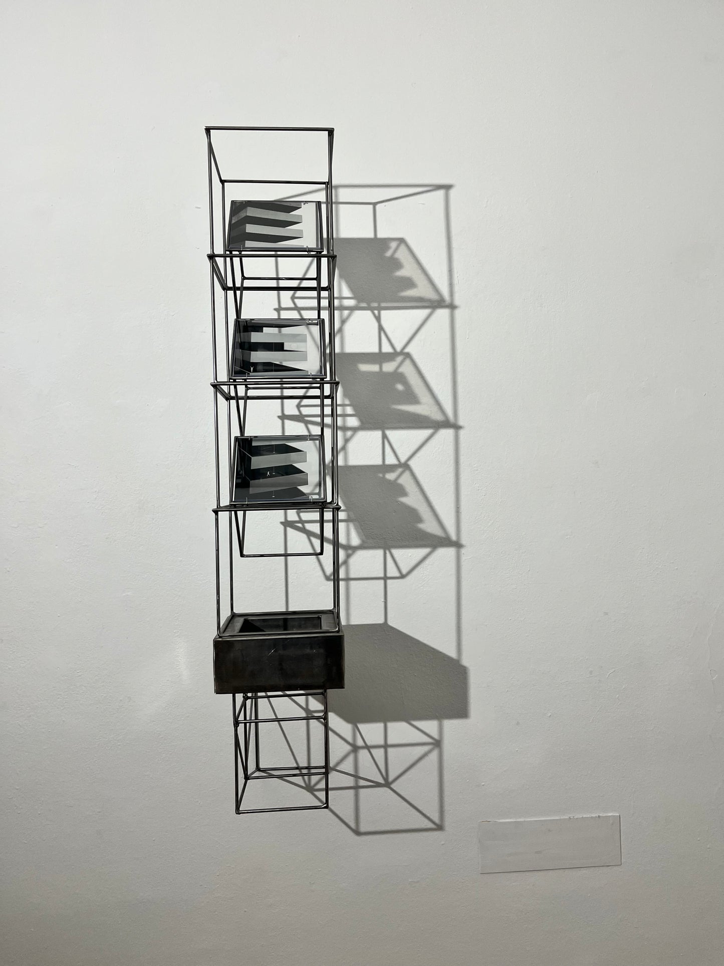 Numbered Limited Edition Wall Sculpture Brutalist Tower – Limited Edition Shadow Sculpture by Furst_Ori Artandshadow