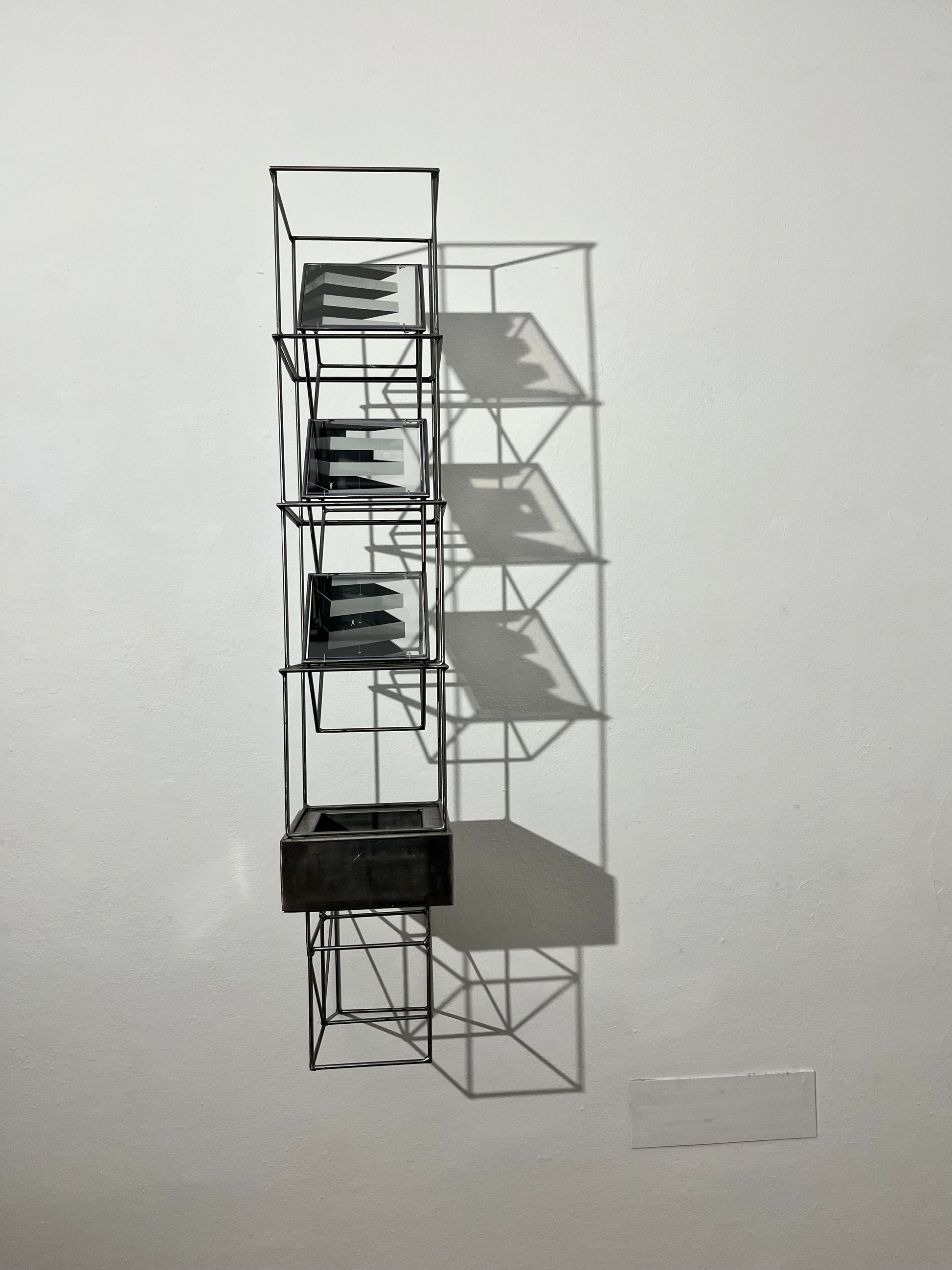 Numbered Limited Edition Wall Sculpture Brutalist Tower – Limited Edition Shadow Sculpture by Furst_Ori Artandshadow