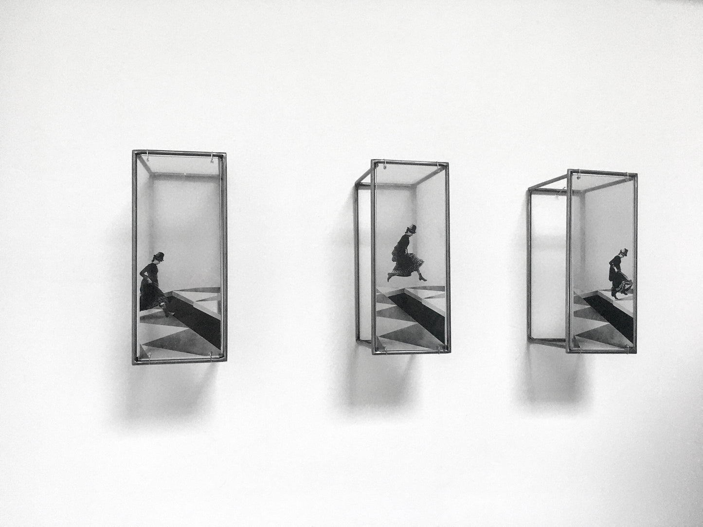 Avoiding the Void, triptych sculpture