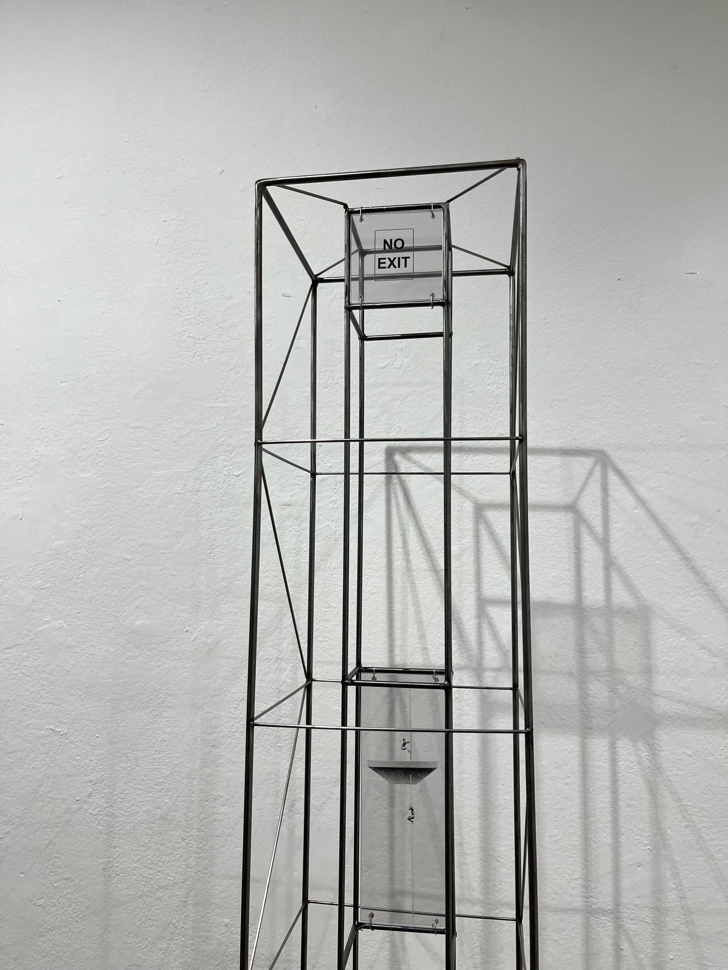 Original Fine Art Sculpture No Exit: A Unique 1-of-1 Architectural Shadow Narrative FURST_ORI
