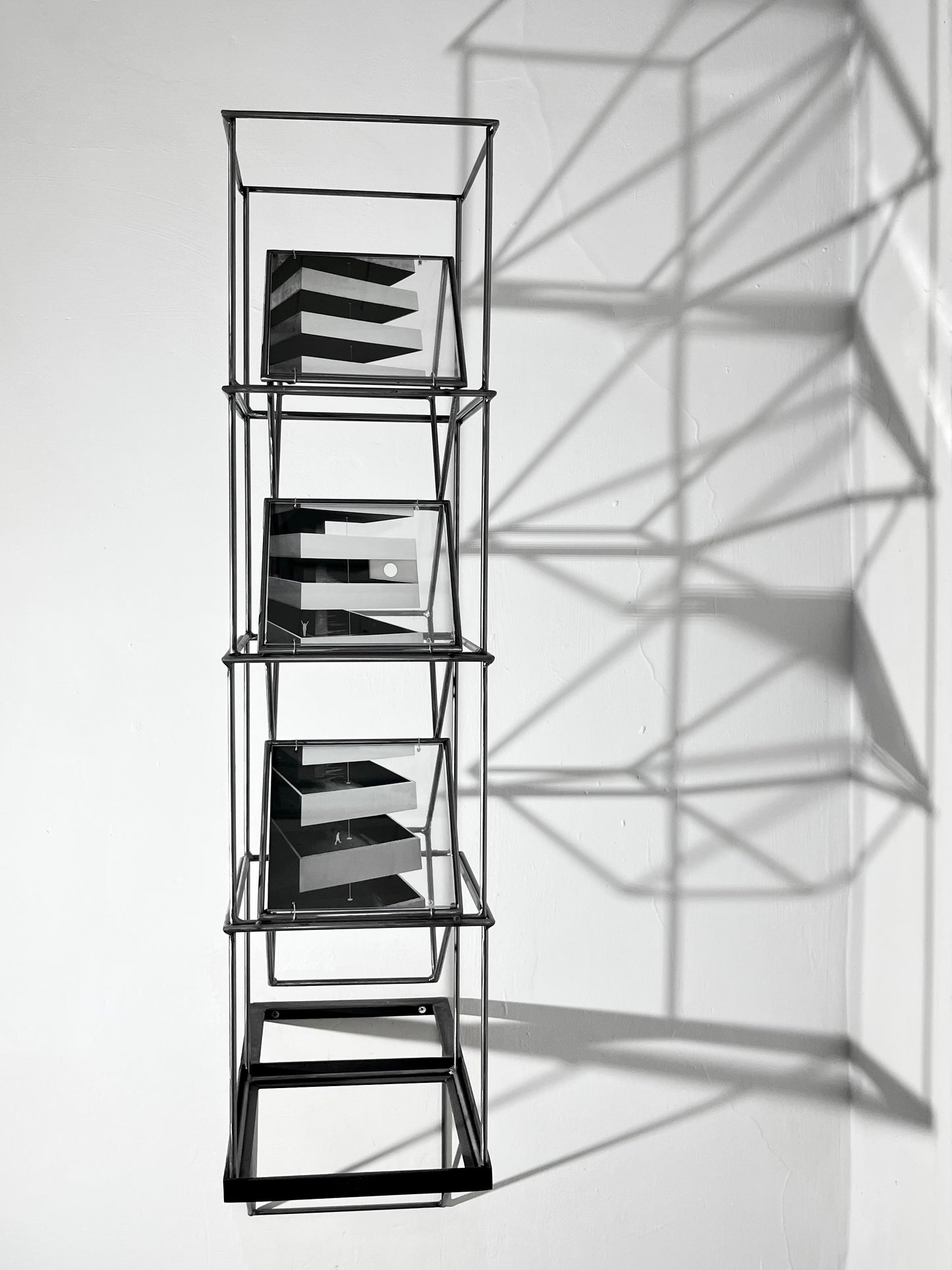 Numbered Limited Edition Wall Sculpture Brutalist Tower – Limited Edition Shadow Sculpture by Furst_Ori Artandshadow