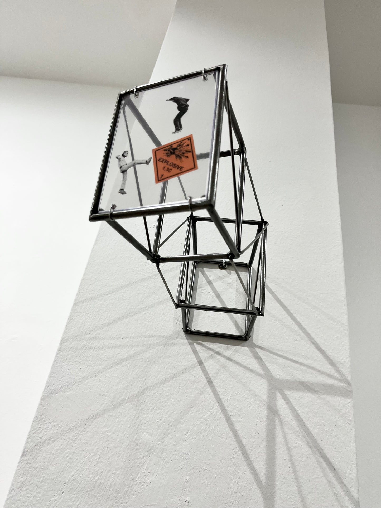 Numbered Limited Edition Wall Sculpture Social Explosion Sign: Limited Edition Light and Shadow Sculpture Artandshadow