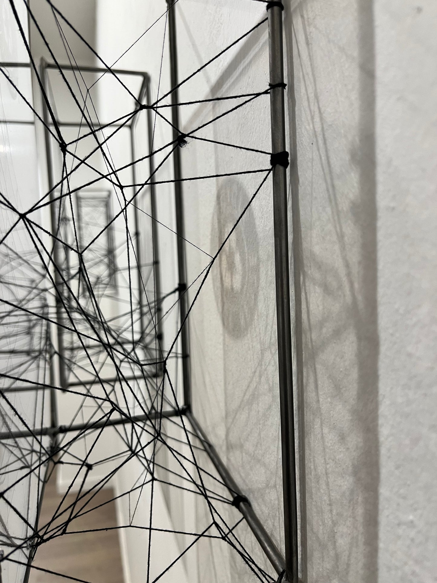 Reduce Reuse Recycling Words, metal wall art sculpture, light and shadow artwork