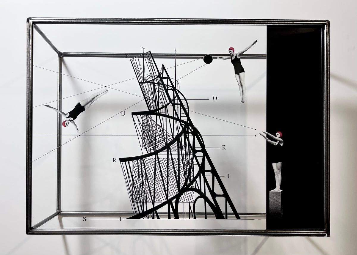 Constructing a Dive - Limited Edition Metal Wall Sculpture
