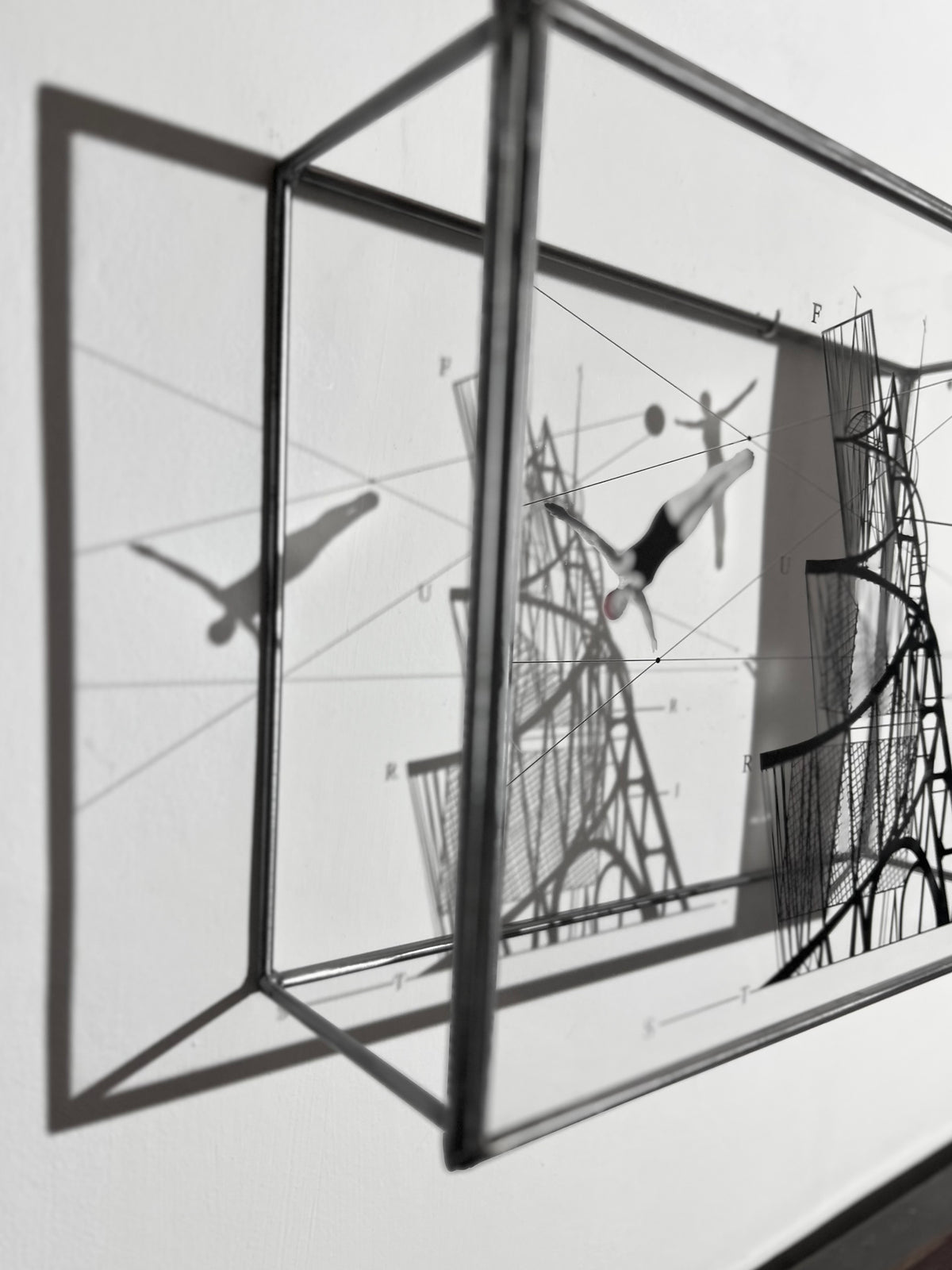 Constructing a Dive - Limited Edition Metal Wall Sculpture