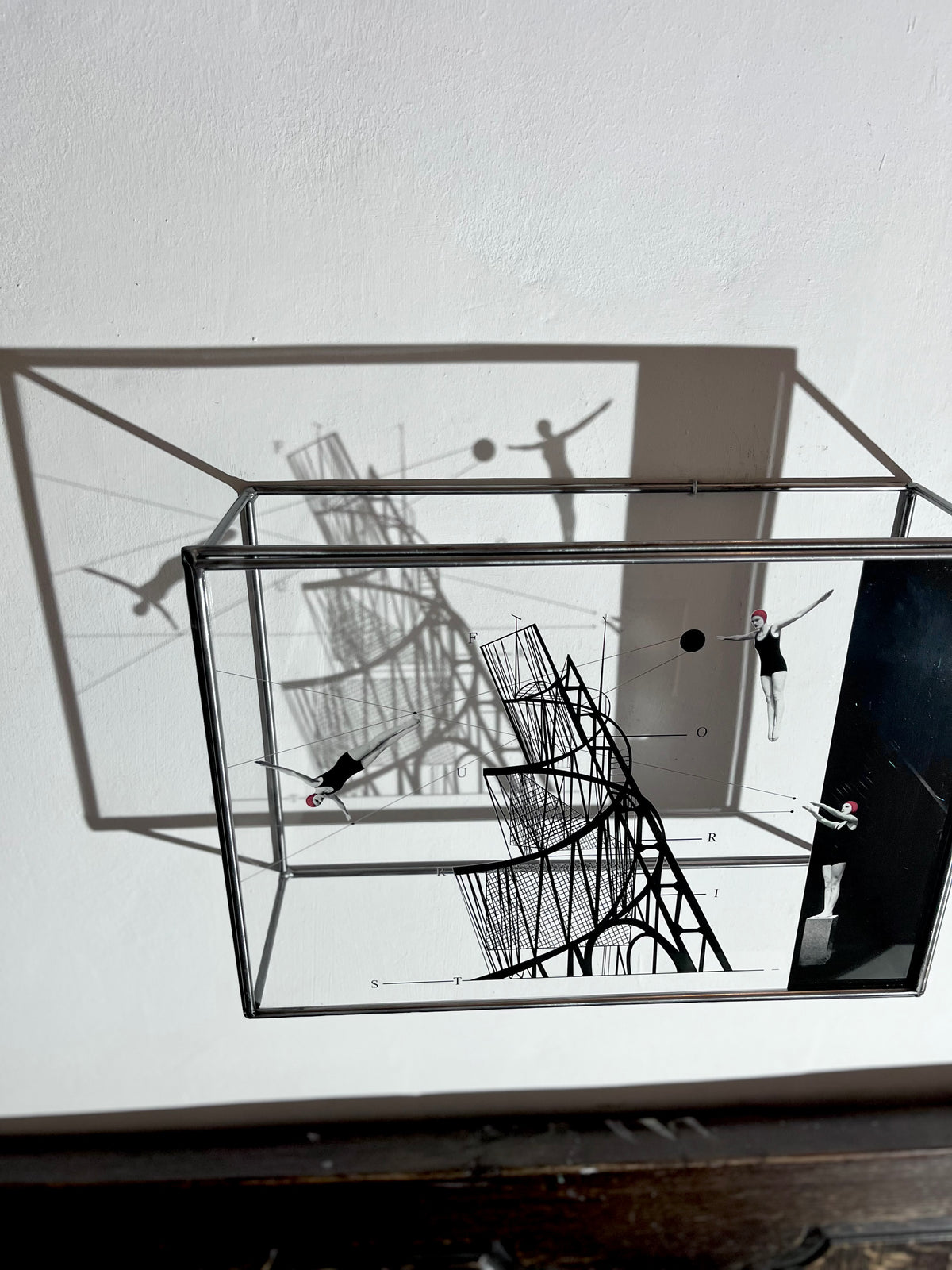 Constructing a Dive - Limited Edition Metal Wall Sculpture