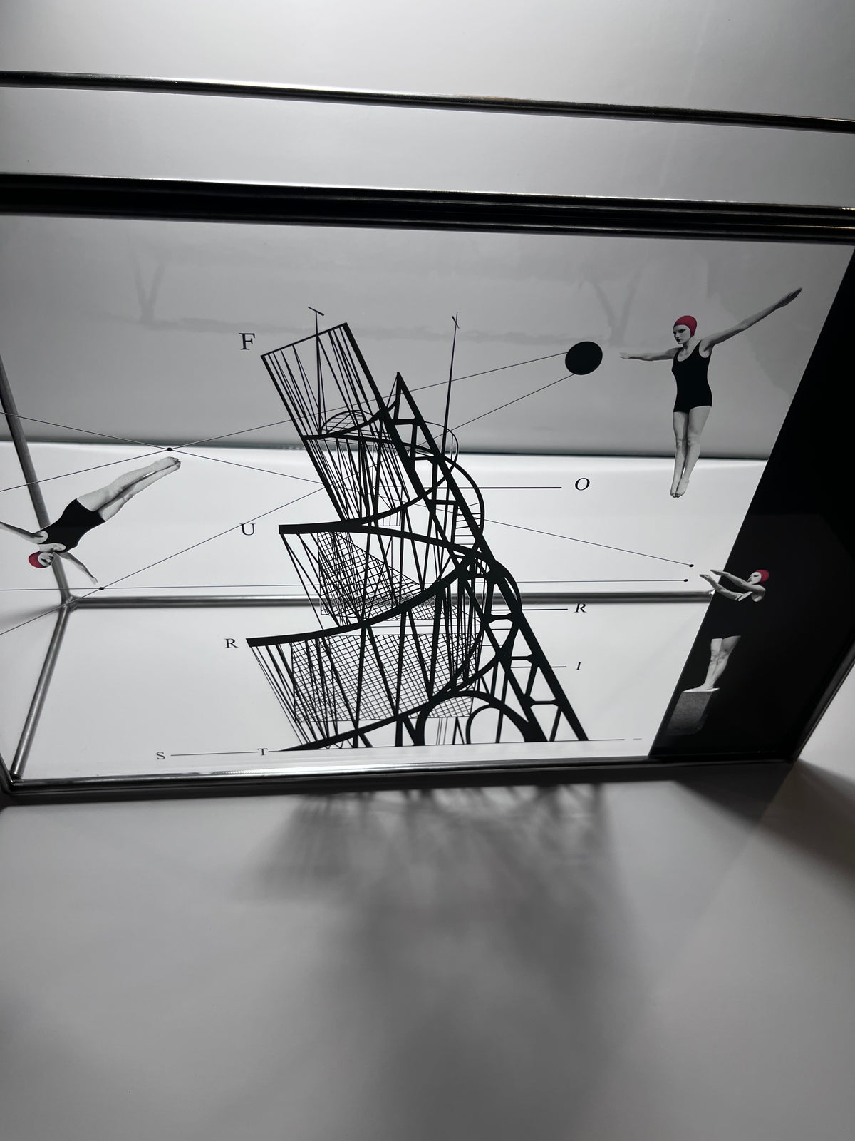 Constructing a Dive - Limited Edition Metal Wall Sculpture