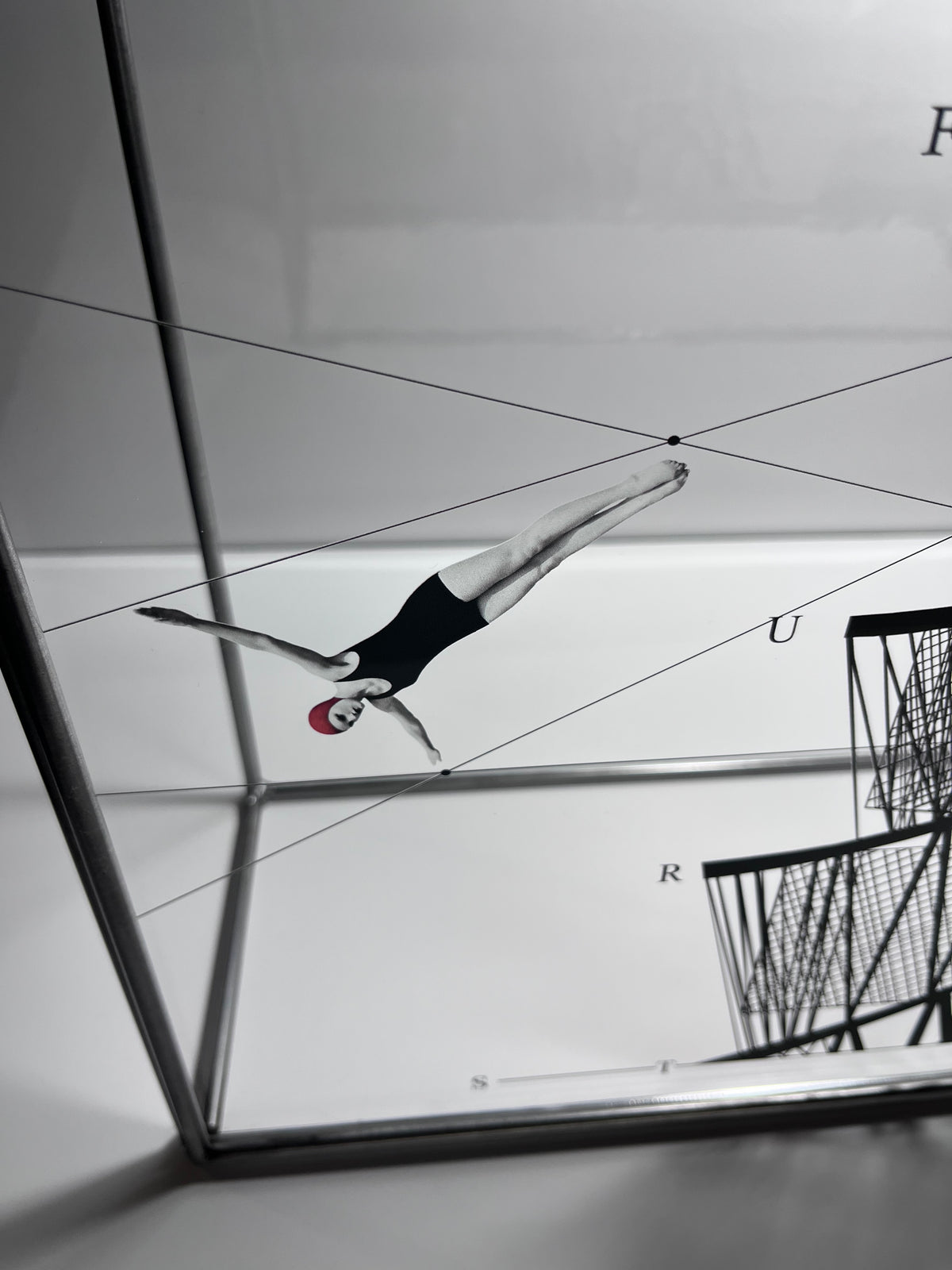 Constructing a Dive - Limited Edition Metal Wall Sculpture