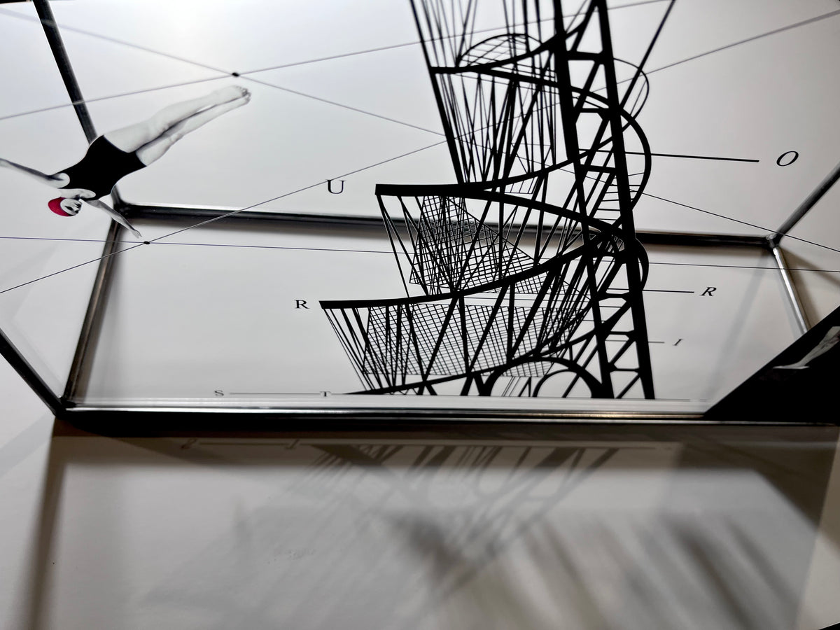 Constructing a Dive - Limited Edition Metal Wall Sculpture