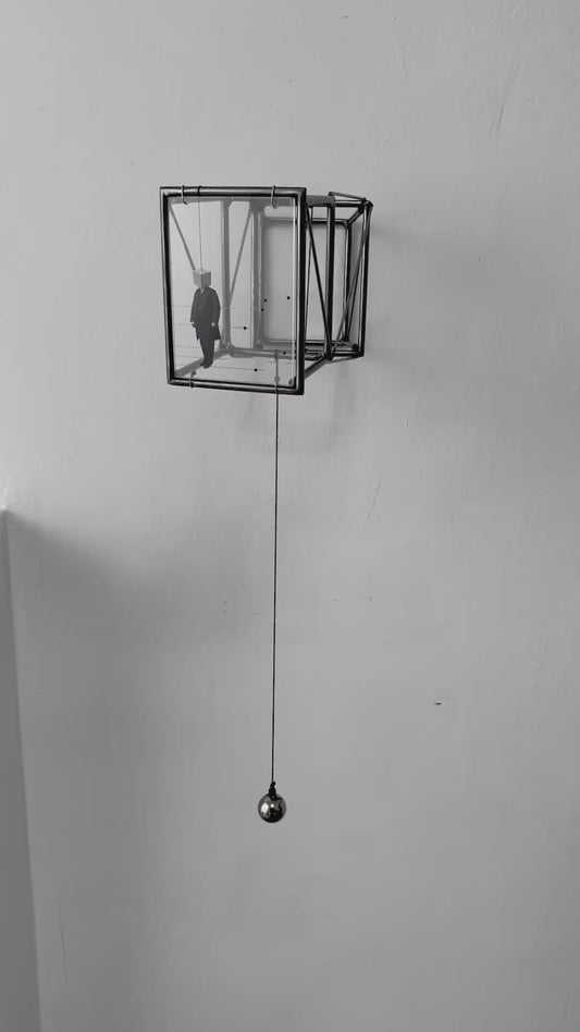 Sedimented Thought - Pendulum, Metal Wall Sculpture in Limited Serie